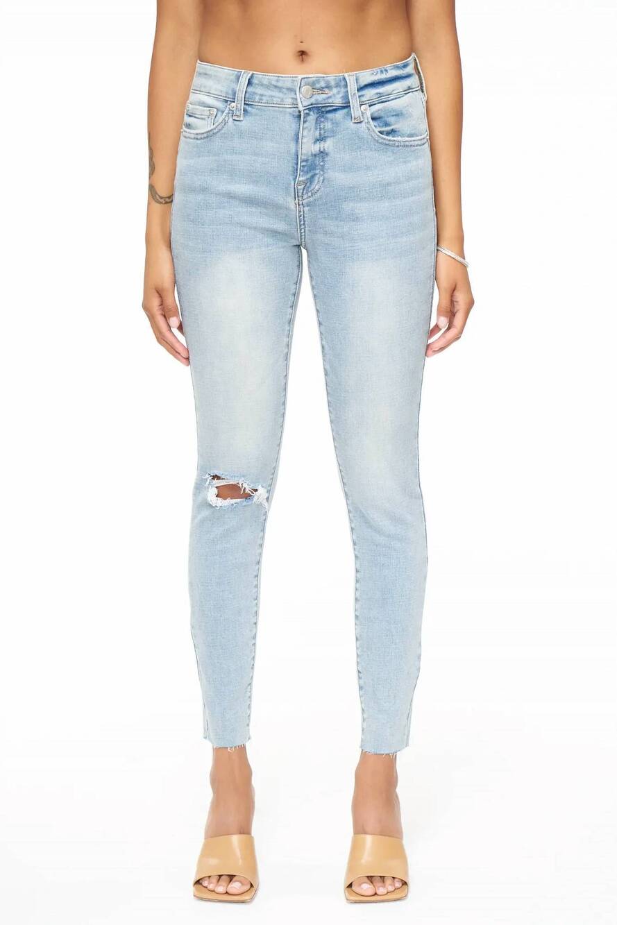 NEW PISTOLA audrey skinny mid rise radiate jeans in blue